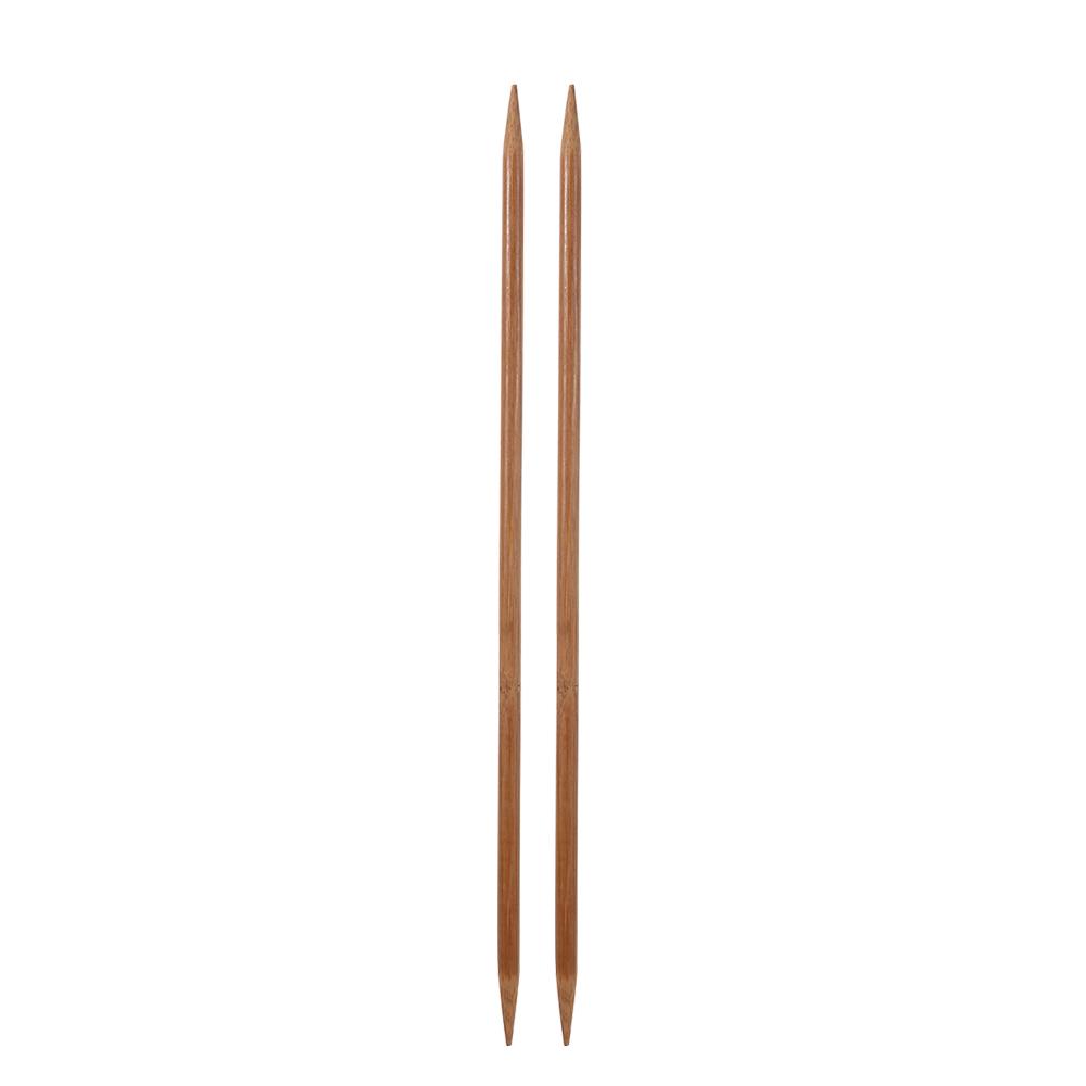 2/4PCS 36cm Double Pointed Knitting Needles Straight Bamboo Crochet Hook DIY Sweater Weave Knitting Tools Size 2-10mm