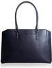 Business Genuine Large A4 Fits with Exterior Pocket and Bottom Studs RT9 [BLUE SINCERE] Women's Bag, Leather, Capacity, Size, 14-inch Laptop,