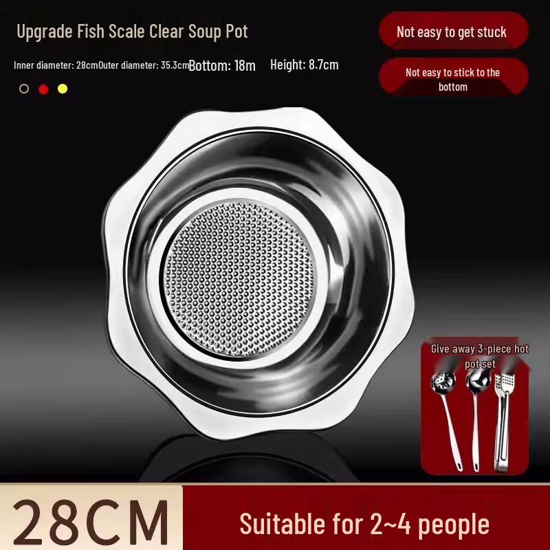 Naijiang 201 Stainless Steel Induction Hot Pot