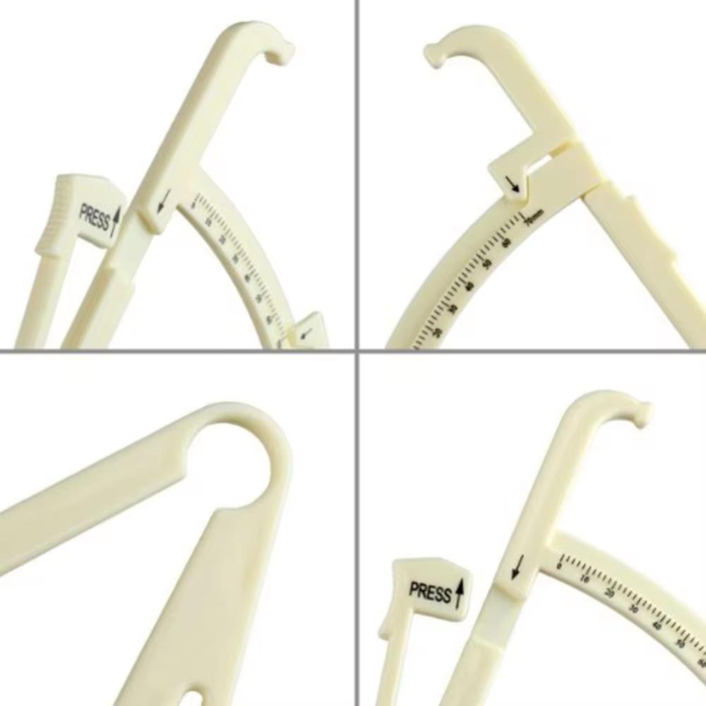 A Sebum Caliper Fat Clip Sebum Caliper Fat Thickness Measuring Ruler Body Fat Weight Loss Measuring Caliper Tape Measuring Tool