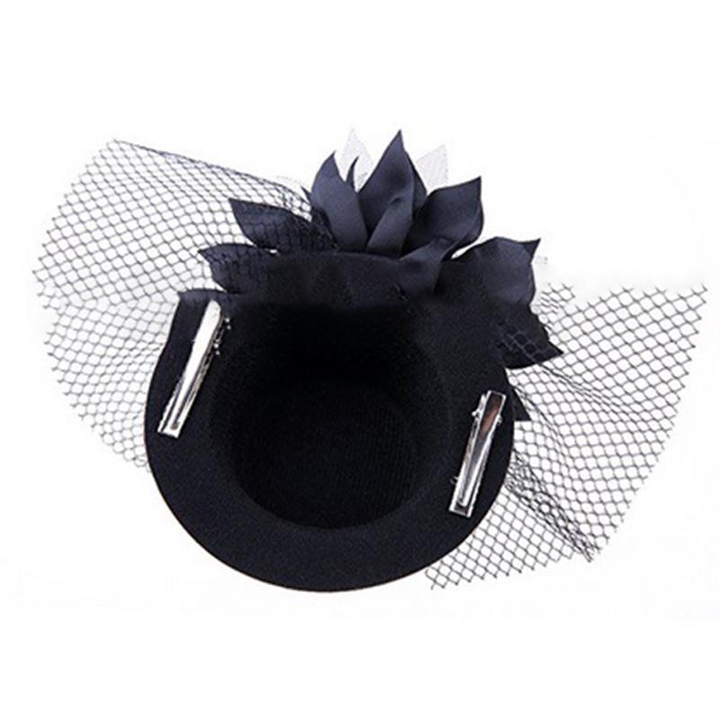 Buy Women Samll Hat Hair Clips Ladies Party Elegant Hair Accessories