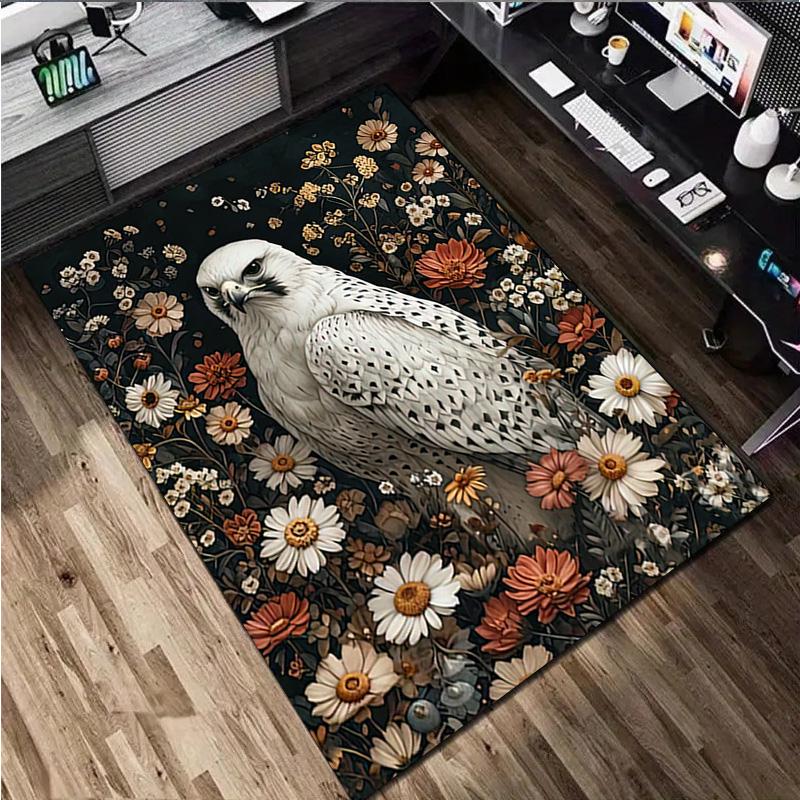 Flowers Animal Rug Home Carpet Office Decorative Carpet For Living Room Bedroom Door Mat Floor Carpet Computer Chair Area Rug