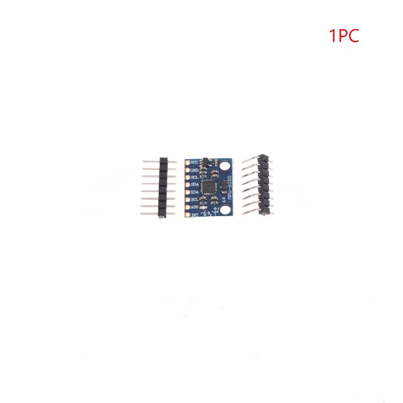 1Set Gy-521 Mpu-6050 Mpu6050 3 Axis Analog Gyroscope Sensors + Accelerometer Module For Atmega328P With Pins 3-5V Dc Moudle