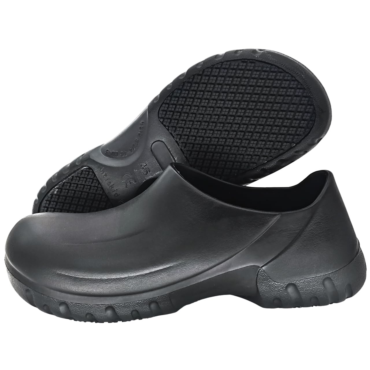 

Quintari Chef Shoes, Black, Kitchen Clogs, Non-Slip, Waterproof, EVA Resin Work Shoes for Men and Women, S077 (Black, 41cm, 25.5cm)