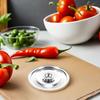 Universal Stainless Steel Pot Lid 16Cm for Oil Pot Seasoning Cooker Jar Pan Cover Heavy Duty Reusable Spill Proof Metal Lid