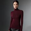 Women's Machine Washable 100% Yangzi Fine Wool Slim Fit High Neck Knitwear Sweater