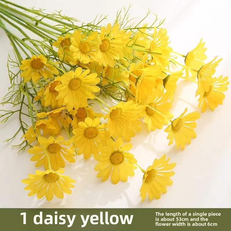 Daisy Silk Simulated Flowers For Home Decor Outdoor Event Photography