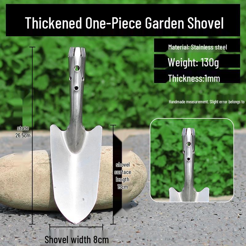Stainless Steel Multipurpose Garden Shovel for Fishing, Beach, and Outdoor Weeding