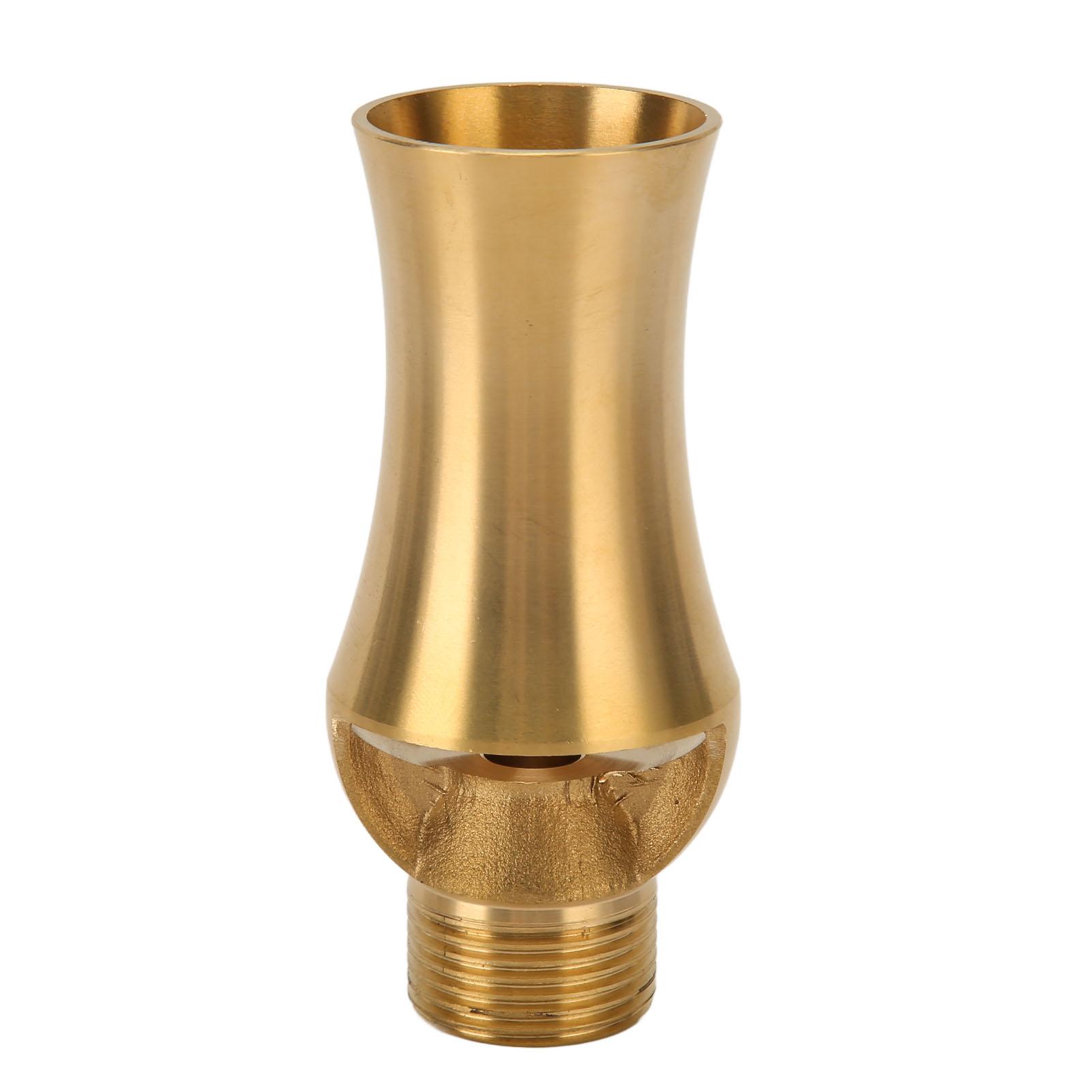 

Pond Sprinkler Water Fountain Nozzle Copper Ice Tower Cascade Cedar Spray Head for Garden Pond G1 2 G3 4 Universal 9.5cm