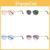 Geometric Womens Cat Eye Glasses With Metal Frame Uv Protection For Outdoor Wear