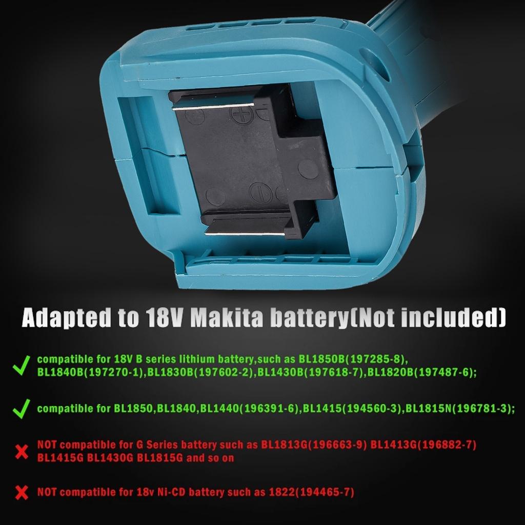21V Cordless Angle Grinder 11000rpm Li Battery Electric Polishing Cutting Machine Power Tools For 18V Battery New