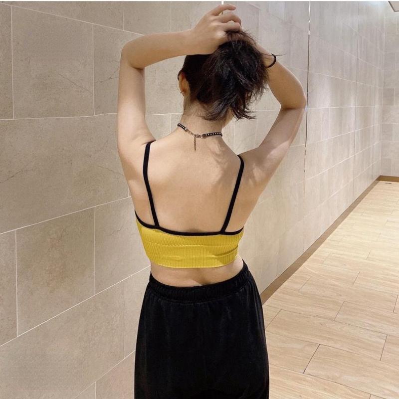 New Sports Bra For Women Gym Sexy Crop Top Bra Women Cotton Underwear Soft Comfort Tube Tops Female Brassiere Tops For Girls
