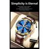 POEDAGAR Luxury Man Wristwatch High Quality Quartz Sports Business Men Watch Waterproof Luminous Date Week Leather Watches