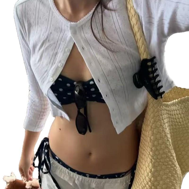 Women's 2026 Slimming One-Piece Bikini - New Style, Sexy & Sleek for Beach or Hot Spring Vacation