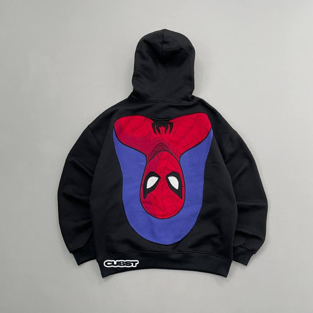 Street High Street Spider Hoodie Retro Loose Y2k Men's Sweatshirt