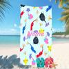 Customizable personalized beach towels Pikmin Pikmin themed designs.Suitable for the beach, yoga, sports;ideal as beach accessories