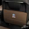 DJSA5 Car Seat Back Anti Kick Pad Prevent Dirt Protect Leather Cover For BMW 50th Anniversary 3 5 7 Series E83 F16 E70 Auto Accessory