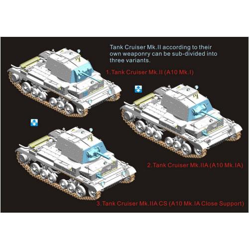 Bronco Model 1/35 British Mark II Cruiser Tank (A10) 3-Type Plastic Model Kit CB35150