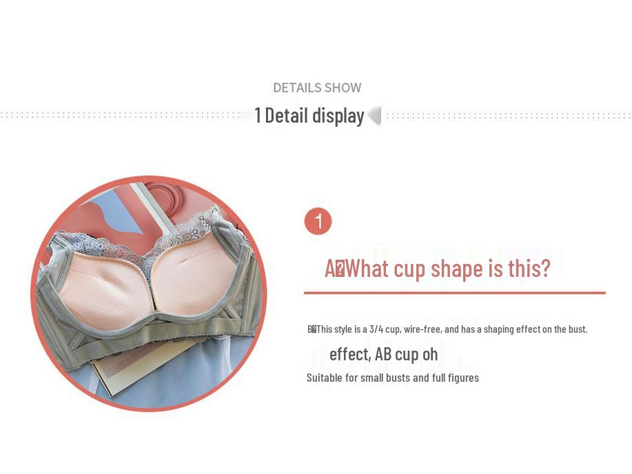 [Bukong Cup] Medium-Thin Wireless Bra for Small and Flat Chests – Women's Sexy, Breathable, and Supportive