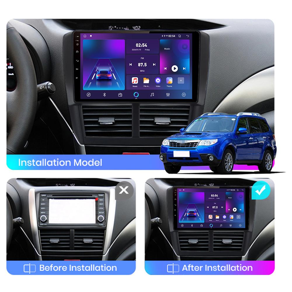 Android Car-Play Car Radio For Subaru Forester III 2008-2012 Multimedia Player Head Unit Stereo GPS Navigation BT WIFI,2+64GB