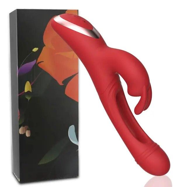Rabbit Patting Vibrator for Clitoris Women Stimulator Massager Powerful G Spot Vibrating Sex Toy Female Masturbator Adult Goods