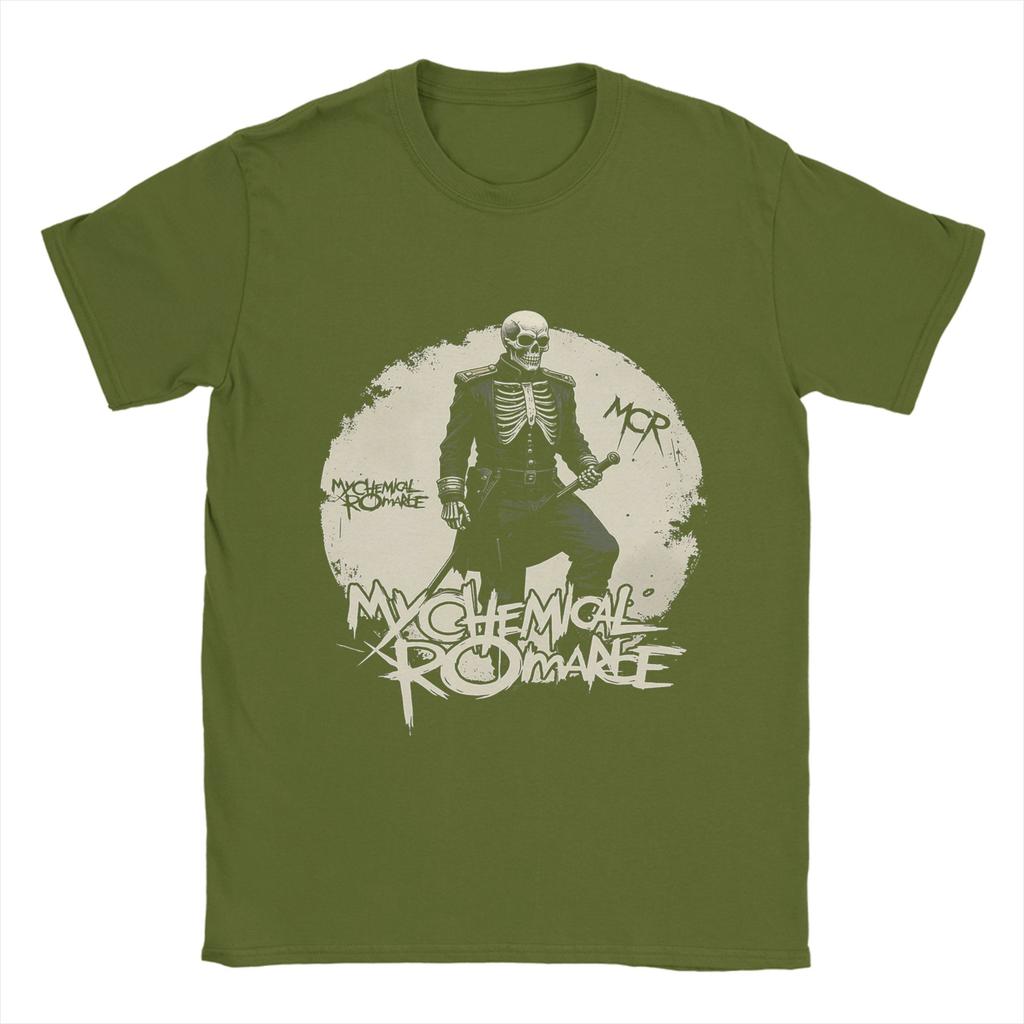 Men T-Shirts My Chemical Romances  Leisure 100% Cotton Tees Short Sleeve  T Shirt O Neck Tops Gift Idea