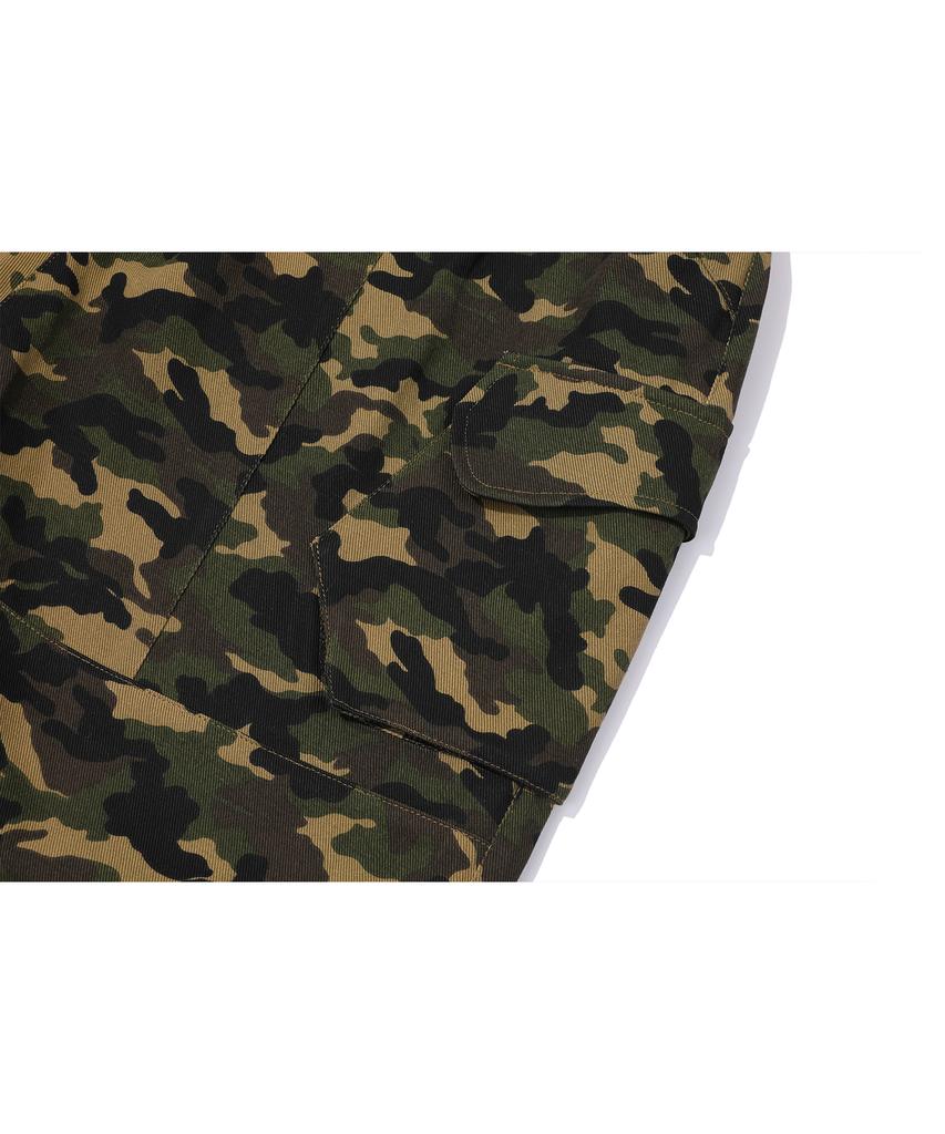 CPGN STUDIO Assassin Wide 3D Cargo Pants Camo