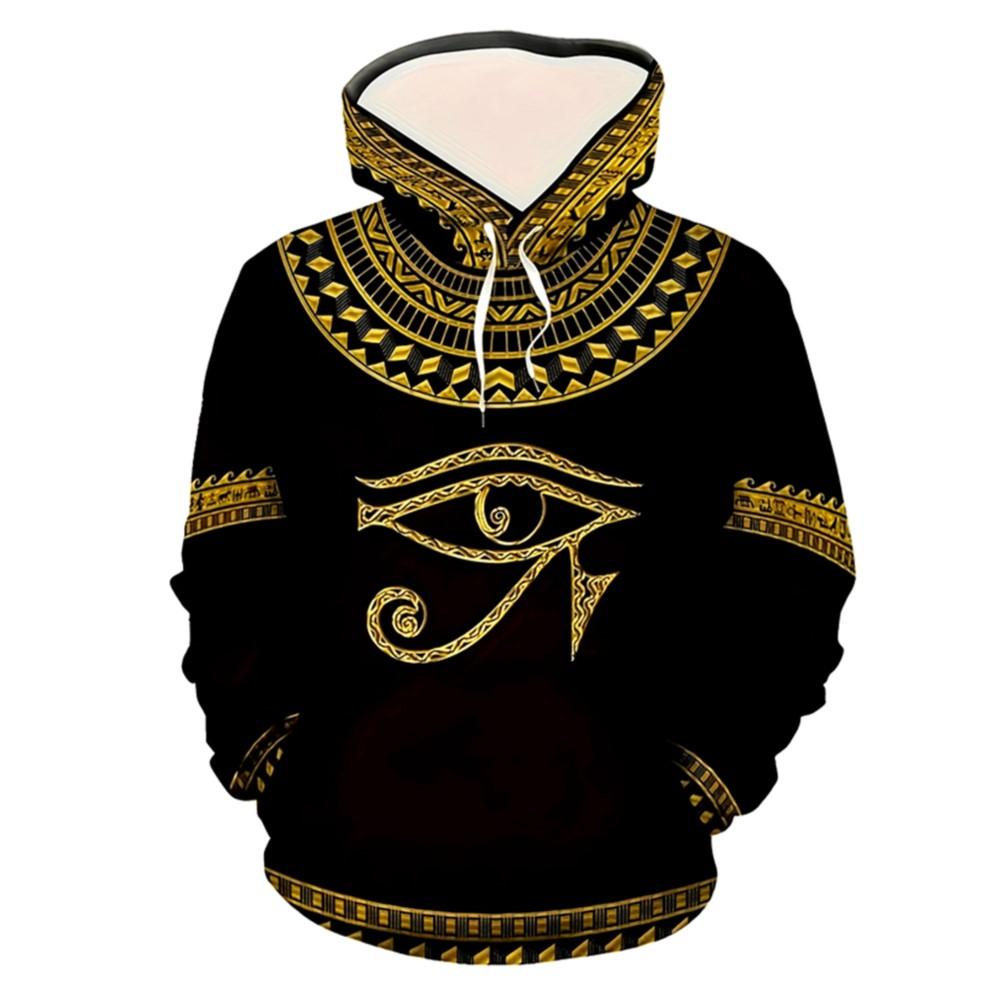 

Новый модный 3D-худи для взрослых 2026 года, с оригинальным узором в племенном стиле и длинными рукавами с карманами, для повседневной носки S