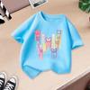 Summer fashion girls T-shirt new style children's short-sleeved fashionable girls half-sleeved versatile tops cross