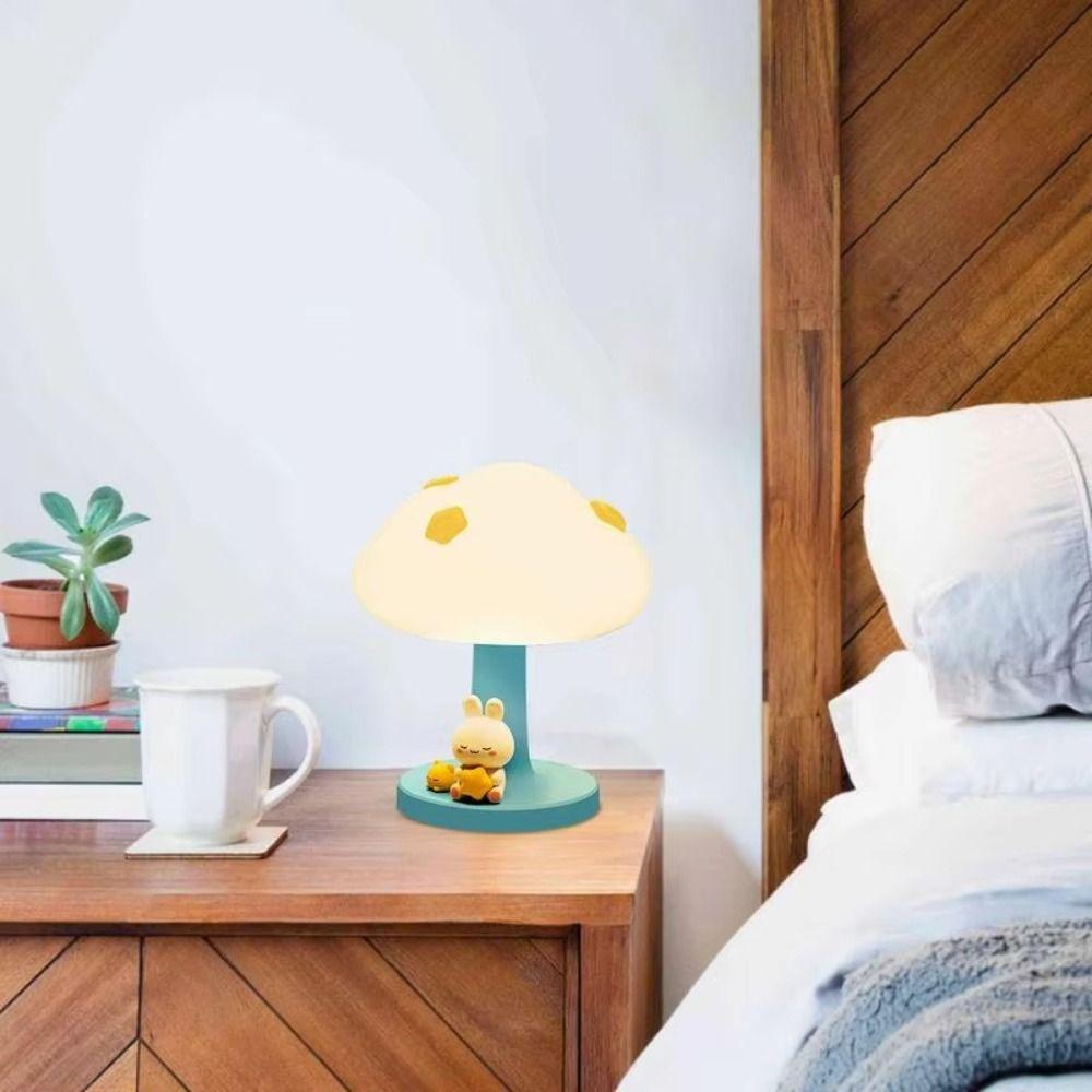 USB Charging Cloud Table Lamp Timed Bedside Table Lamp Sleeping Atmosphere Light Home Decor