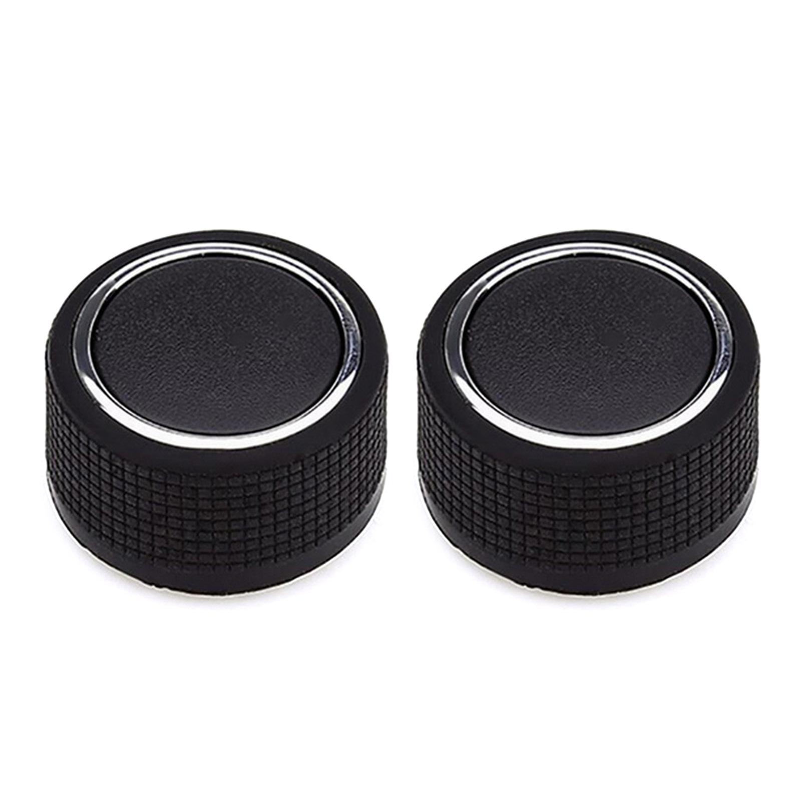 

2 Pcs Replacement Rear Radio Audio Volume Control Knob for 22912547 Air Conditioning Switch Knob Car Accessories Plastic