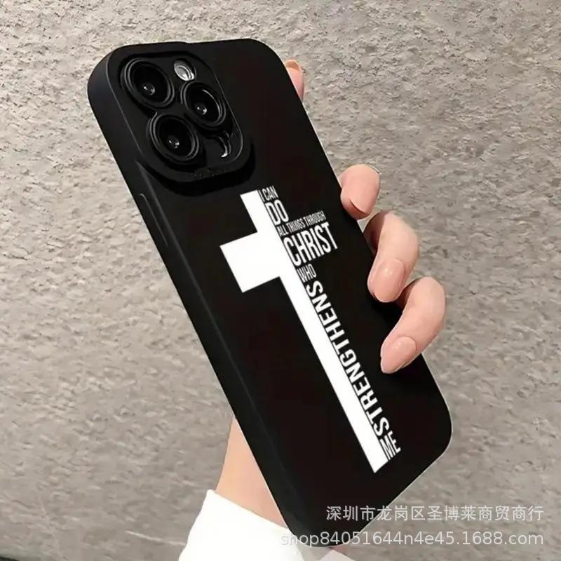 Einfache englische iPhone 15 Handyhülle iPhone14Pro Rundumschutz 11promax Sturzschutz 16 Schutzhülle