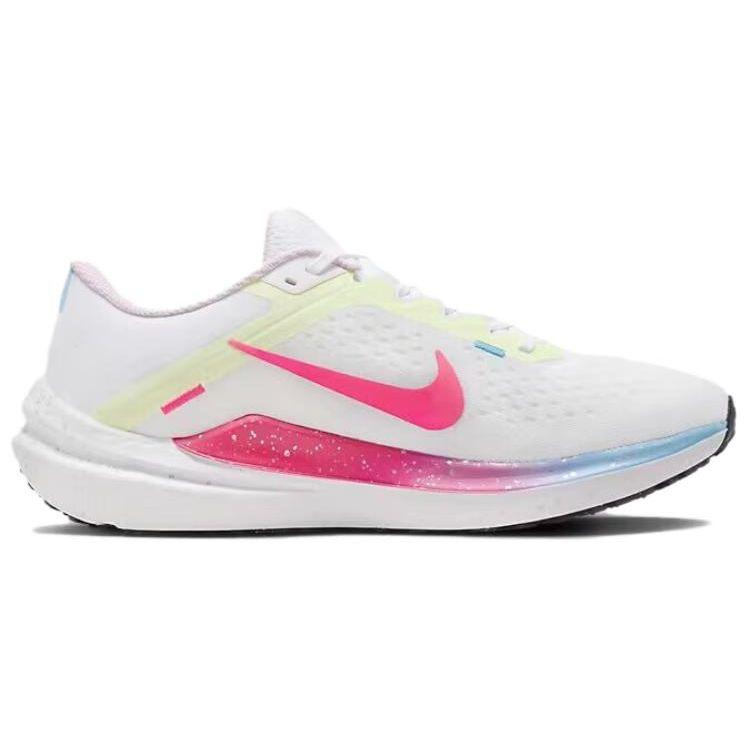 Nike  Air Winflo 10 White Hyper Pink Volt Women Sneakers Barely-Volt FZ3973-100