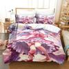 3D Print Anime Angel Beats Bedding Set Duvet Cover Bed Set Quilt Cover Pillowcase Comforter king Queen Size Boys Adult Bedding a