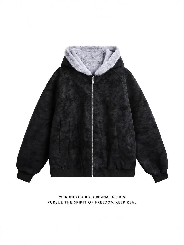 2025 Autumn/Winter Cool Men's Jacket - Trendy High Street Hong Kong, Japanese Harajuku, Korean Style Loose Fit