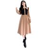 Women's Contrast Color Long Skirt: 2024 Spring/Autumn Fashionable, Comfortable, Mature Style Dress
