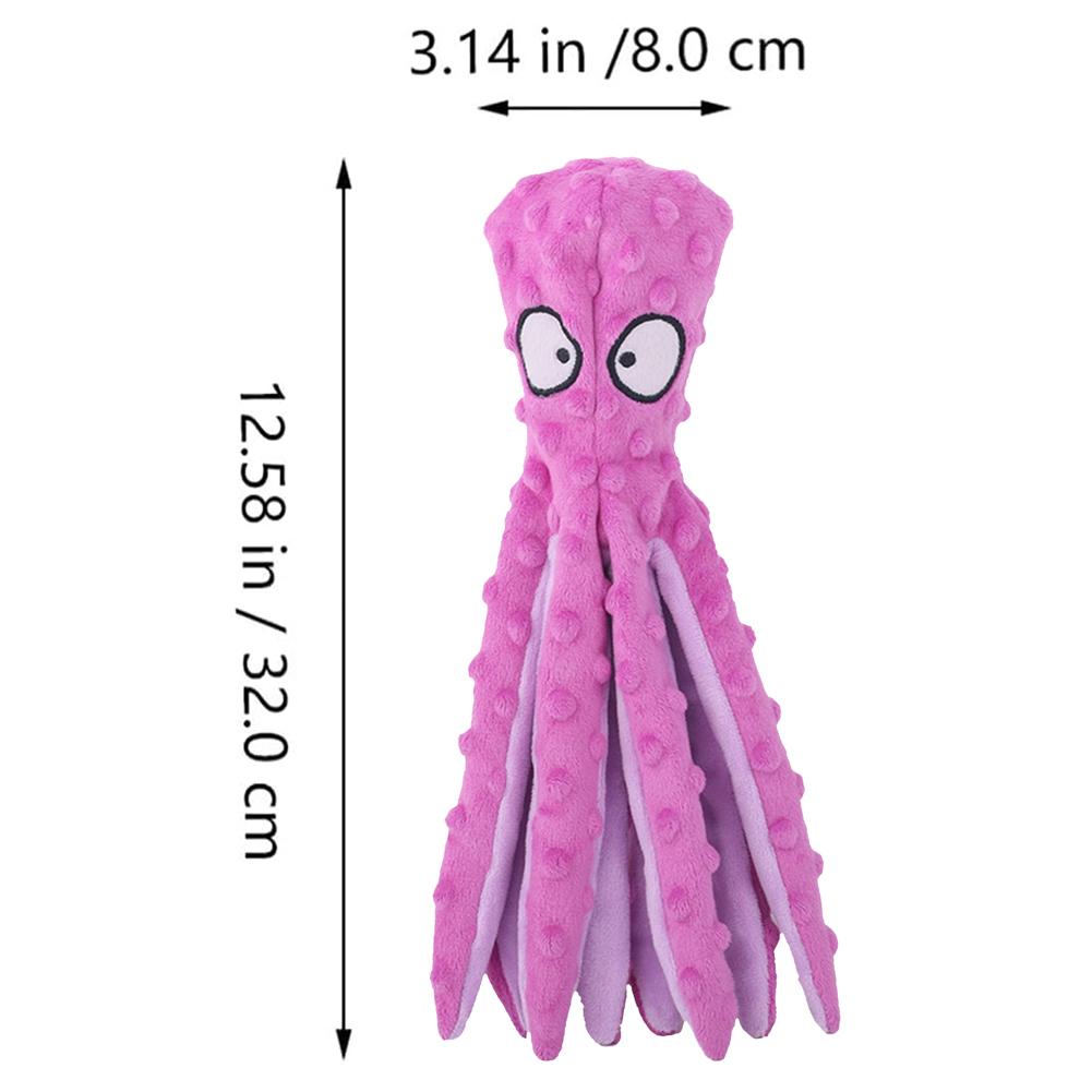 

Pet Dog Toy Voice Octopus Shell Puzzle Toy Bite Resistant Interactive Pet Dog Teeth Cleaning Chew Toy Pet Supplies фиолетовый