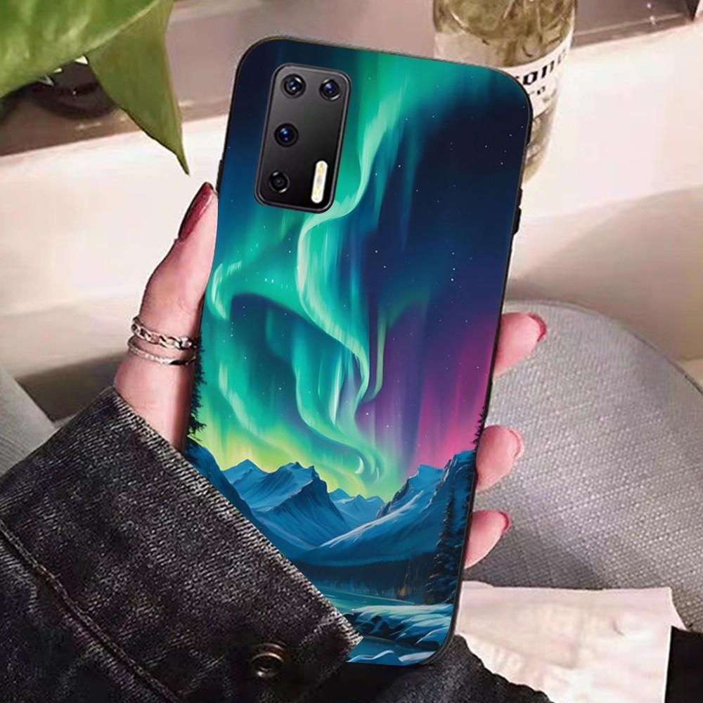 Beautiful Northern Lights Phone Case For Huawei P 8 9 10 20 30 40 50 Pro Lite Psmart Honor 10 Lite 70 Mate 20lite