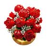 Creative Bouquet Of Roses Construction 10328 Home Decor Plastics Flowers Toys For Girlfriend Birthday Christmas Romantic Gifts