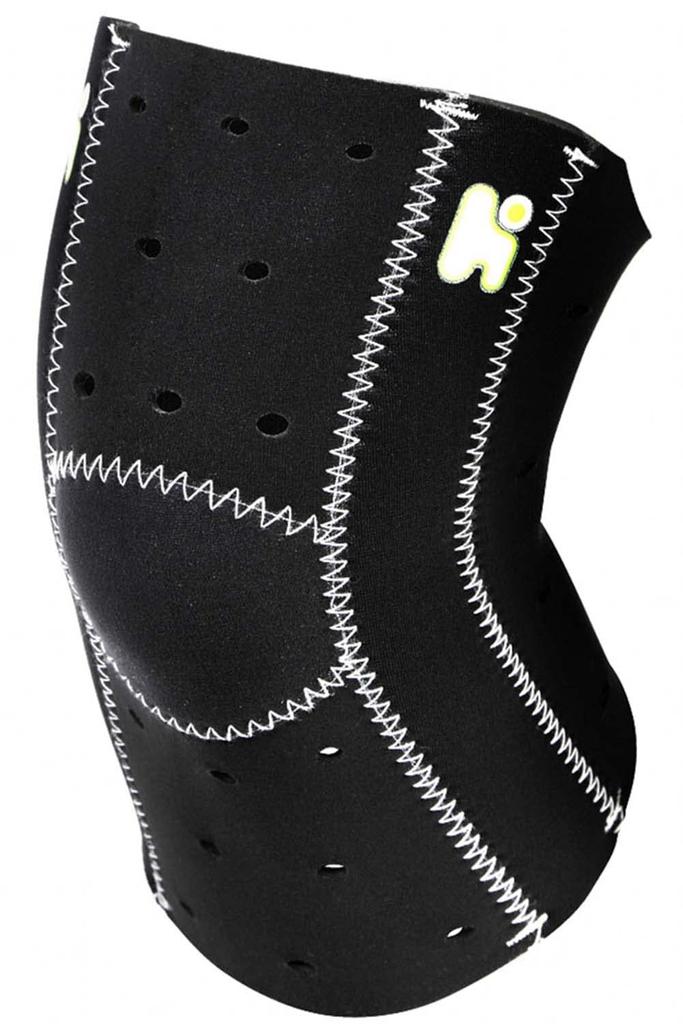 Healthpoint Running Marathon Knee Support Knee Supporter Knee Support 21TT Stretchable Compression Heat Retention Black X White Stitch 1020HOT