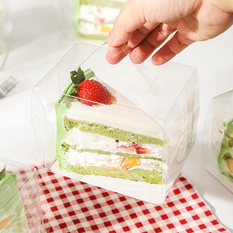 Прозрачные ручные коробки для десертов на вынос