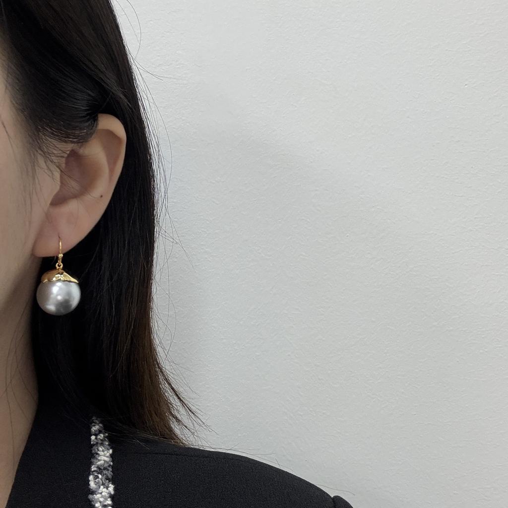 Anti-Sensitive Earneedle Design Earrings, Artificial Pearls, Simple Personality Temperament, Ear Hooks, Advanced Versatile Earrings