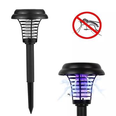 Solar Mosquito Killer With 2 Light Mode Outdoor Waterproof Led Light Bug Zapper Mosquito Repellent Lamp For Garden Lawn Camping