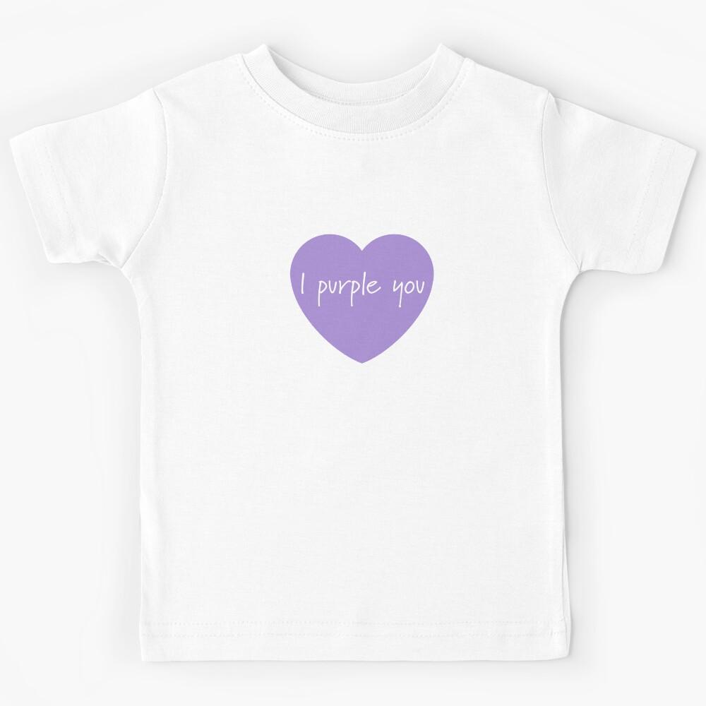 I purple you heart, Purple heart design Kids T-Shirt 170