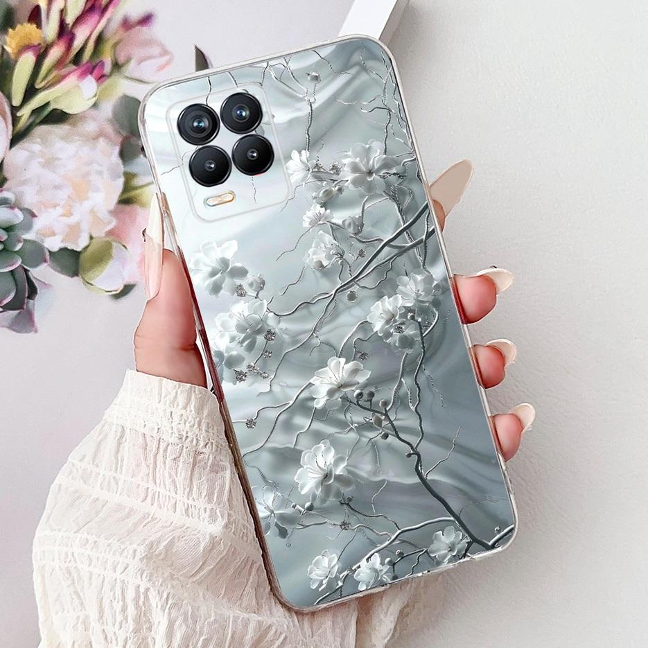 For Realme 8 4G Case Realme8 Pro RMX3081 Popular Fashion Painted Cover Soft Slim Phone Case For Realme 8 Pro Realme8 8i 4G Shell