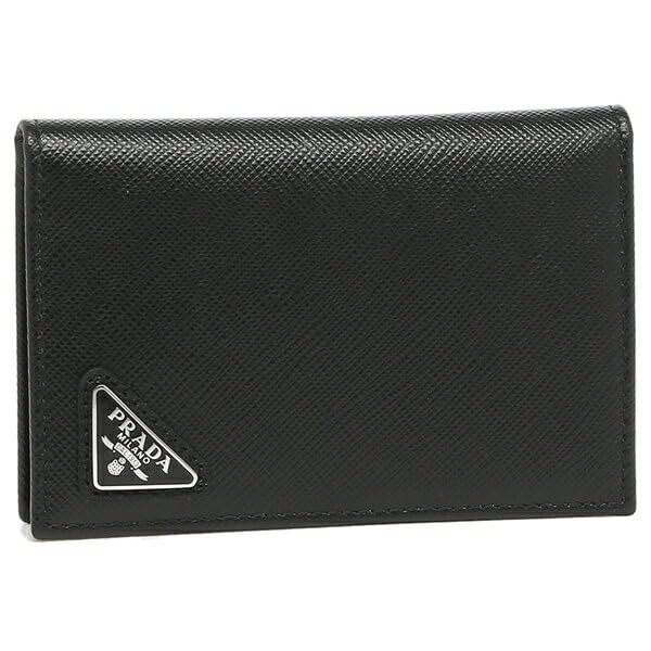 

Card Case Business Card Holder Saffiano Triangle Logo Black 2MC101 QHH F0002 [Prada] [Prada] Men s [Product] чорний
