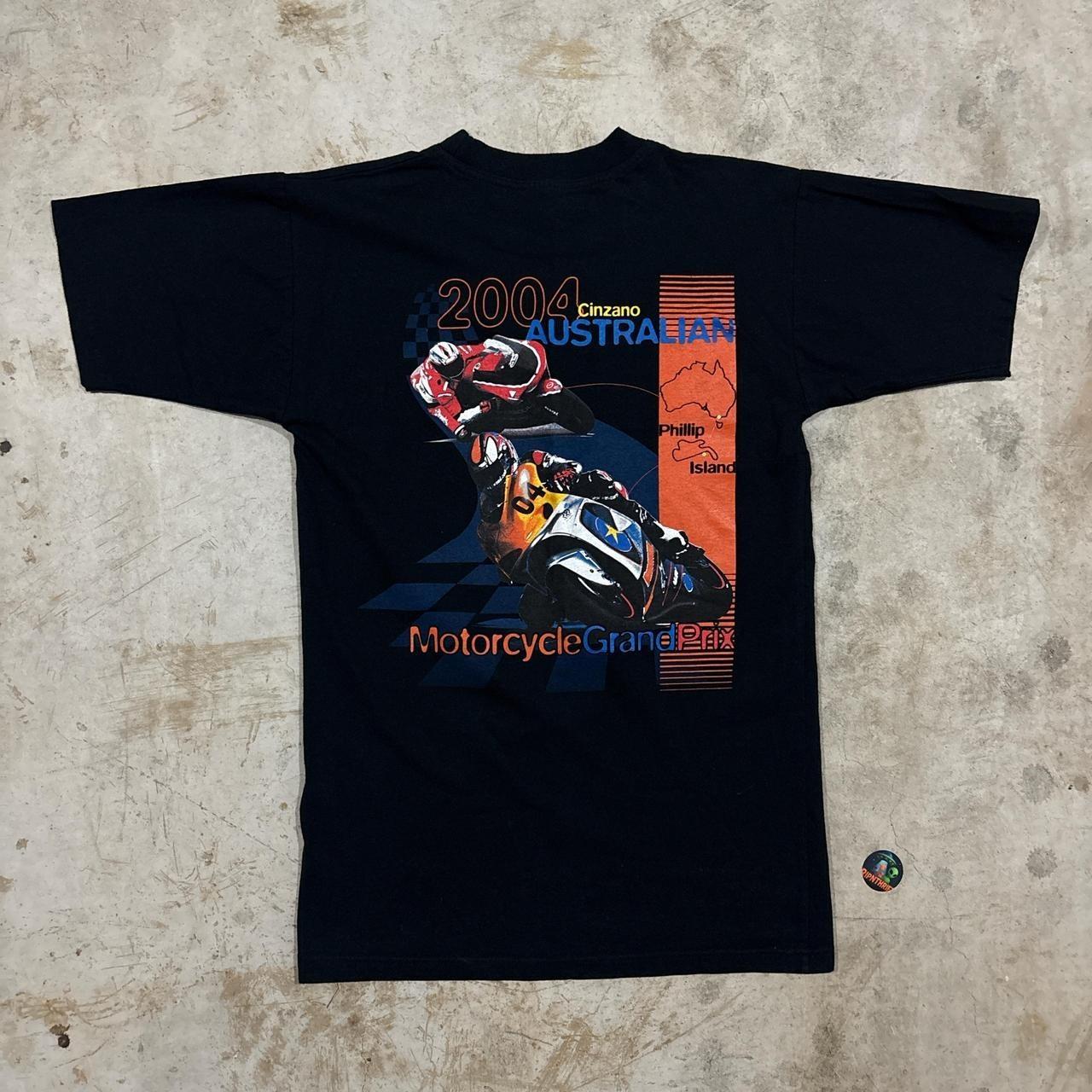 2004 Cinzano Australian GP Philip Island t shirt Size S Oversized Unisex T-Shirt XXXXL