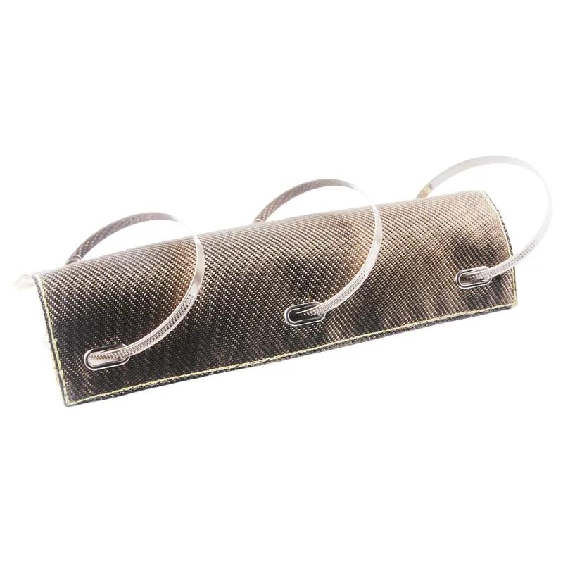 Titanium Pipe Shield Two-layer Material Design 6" x 12" Exhaust Heat Shield