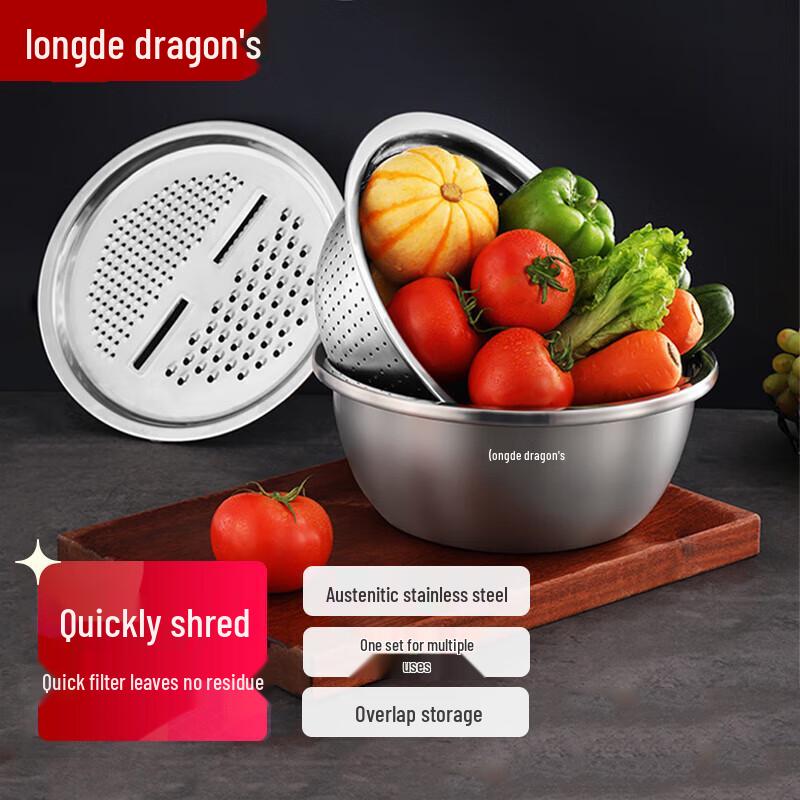 Набор из 3 многофункциональных мисок Longde Kitchen Trio