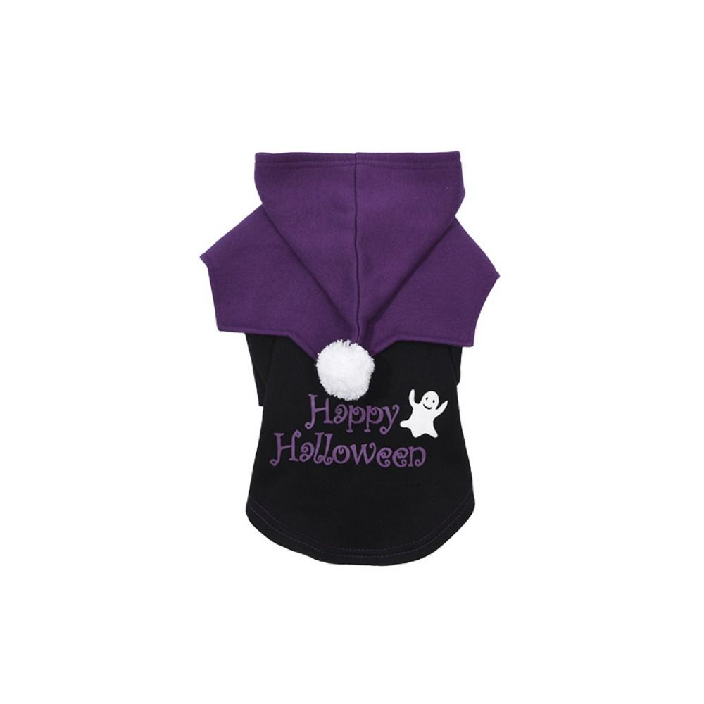 

Warm Pet Cosplay Costumes Comfortable Pumpkin Puppy Sweatshirt Cosplay Party L чёрный